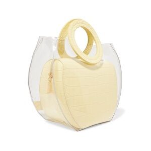 STAUD PVC Clear Bag - TAGS ATTACHED - HAS IMPERFECTIONS